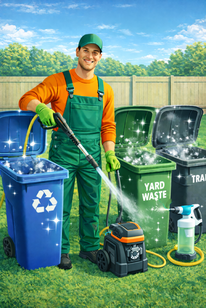 Task Daddy Trash Can Cleaning